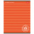 Тетрадь А5, 96 л., HATBER, скоба, линия, обложка картон, "ПОЛОСОЧКИ" (микс), 033678, 96Т5B2