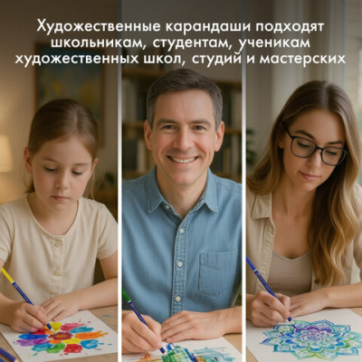 Карандаши художественные цветные акварельные BRAUBERG ART CLASSIC, 36 цветов, грифель 3,3 мм, 181531