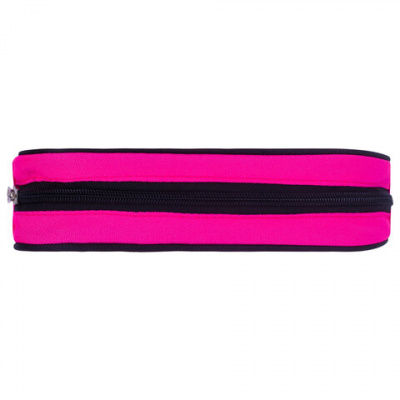 Пенал-косметичка BRAUBERG овальный, полиэстер, "Pink", 22х9х5 см, 229270