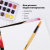 Кисть ПИФАГОР, СИНТЕТИКА, круглая, № 7, деревянная лакированная ручка, с колпачком, пакет с подвесом, 200847 Кисть ПИФАГОР, СИНТЕТИКА, круглая, № 7, деревянная лакированная ручка, с колпачком, пакет с подвесом, 200847