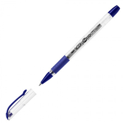 Ручка гелевая с грипом BIC "Gelocity Stic", СИНЯЯ, узел 0,5 мм, линия письма 0,29 мм, CEL1010265