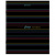 Тетрадь А5, 96 л., BRAUBERG, скоба, клетка, глянцевая ламинация, "Color Stripes", 404430