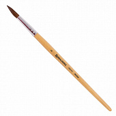 Кисть BRAUBERG, пони, круглая, № 6, 200192