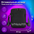 Сумка на плечо BRAUBERG COMPACT с карманом, черная с принтом, 23х17х5 см, 271686 Сумка на плечо BRAUBERG COMPACT с карманом, черная с принтом, 23х17х5 см, 271686
