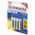 Батарейки КОМПЛЕКТ 4 шт., SONNEN Alkaline, AAA (LR03, 24А), алкалиновые, мизинчиковые, в блистере, 451088 Батарейки КОМПЛЕКТ 4 шт., SONNEN Alkaline, AAA (LR03, 24А), алкалиновые, мизинчиковые, в блистере, 451088