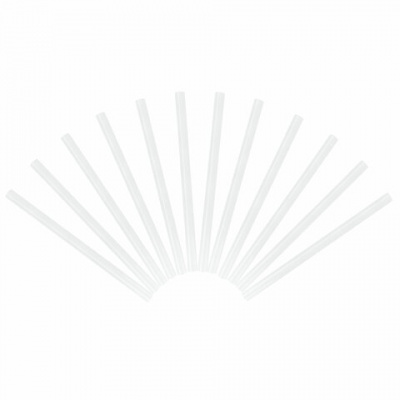 Клеевые стержни, диаметр 11 мм, длина 200 мм, прозрачные, 1 кг (48 штук) BRAUBERG, 671056