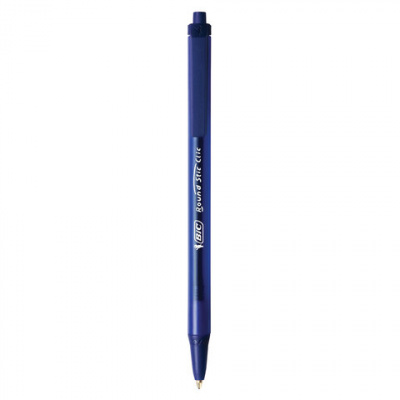 Ручки шариковые автоматические BIC "Round Stic Clic", НАБОР 3 шт., СИНИЕ, линия письма 0,32 мм, блистер, 926374
