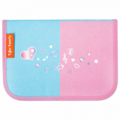Пенал TIGER FAMILY 1 отделение, "Musical Pony", 20х14х4 см, 270249