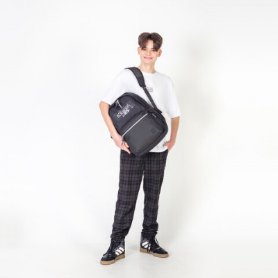 Рюкзак BRAUBERG FASHION CITY универсальный, 2 отделения, "Norm", черный, 46х31х15 см, 272573