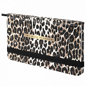 Еженедельник недатированный с резинкой 171х93 мм, BRAUBERG, твердый, 64 л., "Leopard print", 116312