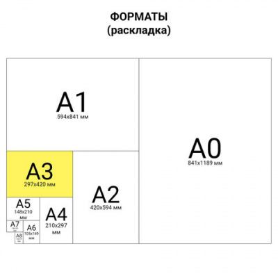Папка для рисования БОЛЬШОГО ФОРМАТА А3, 40 л., 120 г/м2, ПИФАГОР, 297х420 мм, "Попугай", 129219