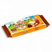 Вафли РОТ ФРОНТ "Коровка" с шоколадной начинкой, 300 г, РФ15002