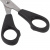 Ножницы STAFF Basic 140 мм, чёрные, ПВХ чехол с европодвесом, 235458 Ножницы STAFF Basic 140 мм, чёрные, ПВХ чехол с европодвесом, 235458
