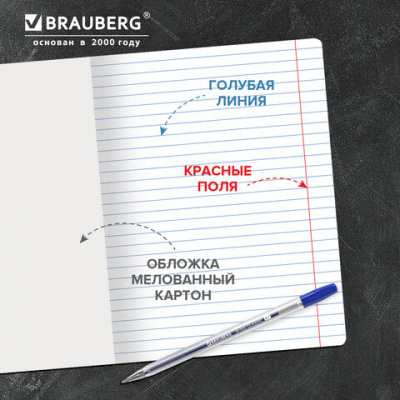 Тетрадь 18 л. BRAUBERG "КЛАССИКА NEW", линия, обложка картон, АССОРТИ (5 видов), 105700