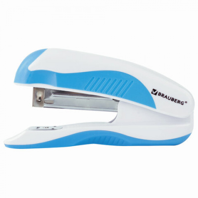 Степлер №24/6, 26/6 BRAUBERG "JET PRO", до 25 листов, эргономичный, ассорти, 228586