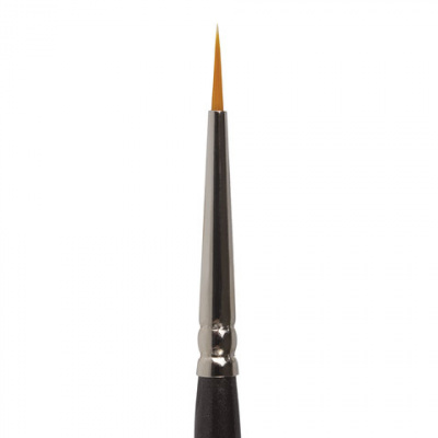 Кисть художественная проф. BRAUBERG ART CLASSIC, синтетика жесткая, круглая, № 00, короткая ручка, 200642
