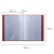 Папка 30 вкладышей BRAUBERG стандарт, красная, 0,6 мм, 221598 Папка 30 вкладышей BRAUBERG стандарт, красная, 0,6 мм, 221598