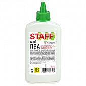 Клей ПВА STAFF EVERYDAY, 150 г, с дозатором, 225176