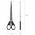 Ножницы STAFF Basic, 180 мм, чёрные, ПВХ чехол с европодвесом, 236939 Ножницы STAFF Basic, 180 мм, чёрные, ПВХ чехол с европодвесом, 236939