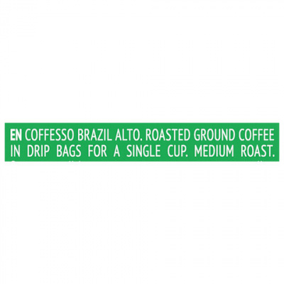 Кофе в дрип-пакетах COFFESSO "Brazil Alto" 5 порций по 10 г, 102542