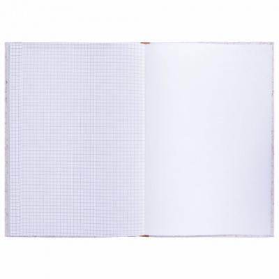 Книга учета 96 л., клетка, твердая, крафт, блок офсет, А4 200х290 мм, STAFF, 130215