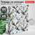 Тетрадь на кольцах А5 (175х215 мм), 120 листов, твердый картон, клетка, BRAUBERG, Щеглы, 404079