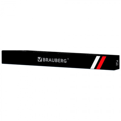 Ручка подарочная шариковая BRAUBERG "Delicate Black", корпус черный, узел 1 мм, линия письма 0,7 мм,синяя, 141399