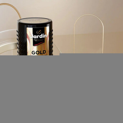 Кофе растворимый JARDIN "Gold" 190 г, стеклянная банка, сублимированный, 1667-06