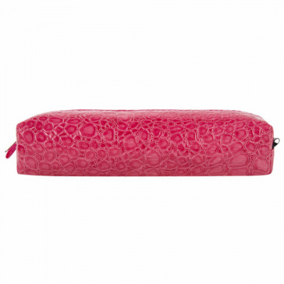 Пенал-косметичка BRAUBERG, "крокодиловая кожа", 20х6х4 см, "Ultra pink", 270850