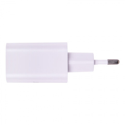 Зарядное устройство быстрое сетевое (220 В) SONNEN, USB QC 3.0 + Type-C PD 20 Вт, 3 А, белое, 455505