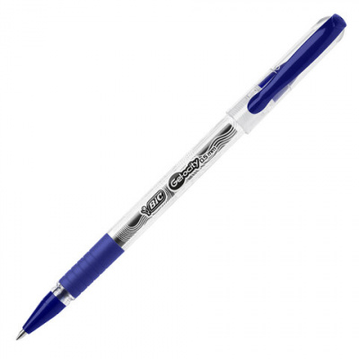 Ручка гелевая с грипом BIC "Gelocity Stic", СИНЯЯ, узел 0,5 мм, линия письма 0,29 мм, CEL1010265
