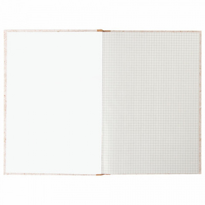 Книга учета 96 л., клетка, твердая, крафт, типографский блок, А4 200х290 мм, STAFF, 126500