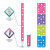 Ручка шариковая BRAUBERG SOFT TOUCH STICK "FRESH ZONE HEARTS", СИНЯЯ, мягкое покрытие, корпус ассорти, узел 0,7 мм, 143700