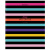 Тетрадь А5, 96 л., BRAUBERG, скоба, клетка, глянцевая ламинация, "Color Stripes", 404430
