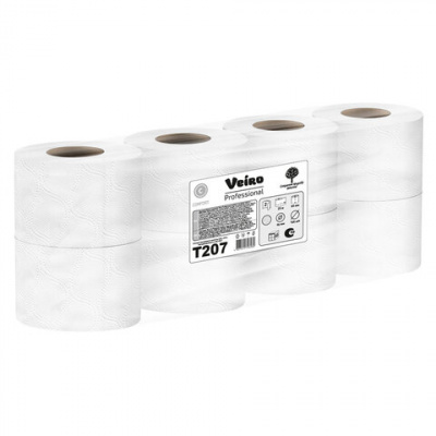 Бумага туалетная 25 м, VEIRO Professional (Система T4), КОМПЛЕКТ 48 шт., Comfort, 2-слойная, T207
