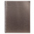 Тетрадь бумвинил, А5, 96 л., гребень, офсет №1, клетка, КОРИЧНЕВАЯ Metallic, HATBER, 059709, 96Т5бвВ1гр