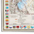 Коврик-подкладка настольный для письма (590х380 мм), с картой России, BRAUBERG, 236776