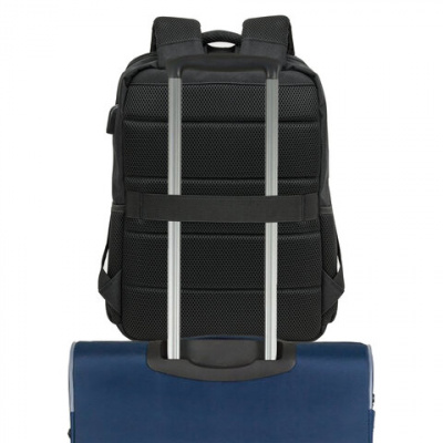 Рюкзак BRAUBERG FUNCTIONAL с отделением для ноутбука, USB-порт, багажная лента, "Firm", 43x30x15 см, 272576