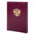Книга учета 96 л., клетка, твердая, бумвинил, офсет, герб, А4 (200х290 мм), BRAUBERG, бордовая, 130276