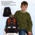 Ранец BRAUBERG KIDS STANDARD, 2 отделения, "Лава-мяч", объемный дизайн, 36х28х14 см, 273147