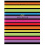 Тетрадь А5, 96 л., BRAUBERG, скоба, клетка, глянцевая ламинация, "Color Stripes", 404430