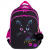 Ранец BRAUBERG QUADRO, 3 отделения, с брелоком, "Black cat", 37х28х18 см, 271358