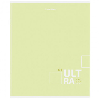 Тетрадь А5, 80 л., BRAUBERG скоба, клетка, обложка картон, "Пастельная" Pastel Tone, 404411