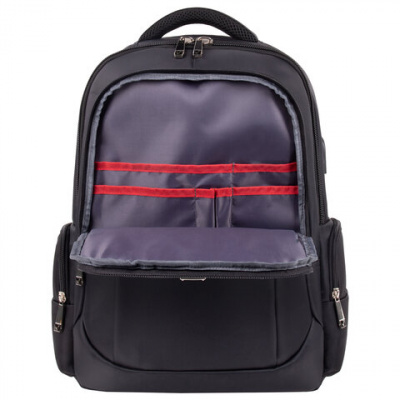 Рюкзак BRAUBERG FUNCTIONAL с отделением для ноутбука, 2 отделения, USB-порт, "Leader", 45х32х17 см, 270799