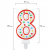 Свеча-цифра для торта "8" ДВУСТОРОННЯЯ с конфетти, 8,5 см, ЗОЛОТАЯ СКАЗКА, держатель, блистер, 591401 Свеча-цифра для торта "8" ДВУСТОРОННЯЯ с конфетти, 8,5 см, ЗОЛОТАЯ СКАЗКА, держатель, блистер, 591401