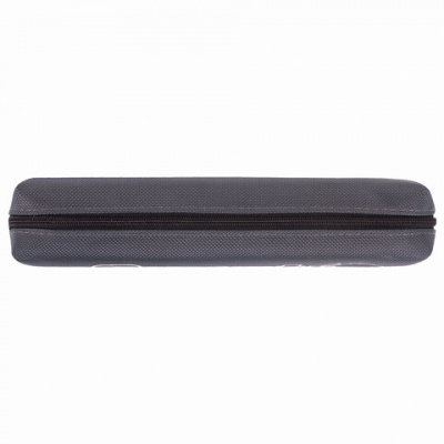 Пенал BRAUBERG, 1 отделение, полиэстер, "Sport", серый, 19х4х6 см, 270268