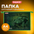 Папка для тетрадей ПИФАГОР А4, 1 отделение, картон/пластик, на молнии, "Conquer", 270858