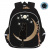 Ранец GRIZZLY анатомическая спинка, c брелоком, для девочек, "NIGHT CAT", 36х28х20 см, RAz-286-1/1