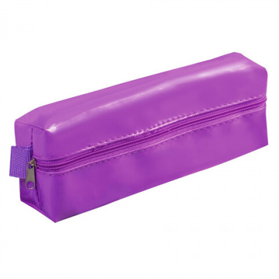 Пенал-косметичка BRAUBERG, под искусственную кожу, ассорти 5 цветов, "Блеск", 20х6х4 см, дисплей, 223896