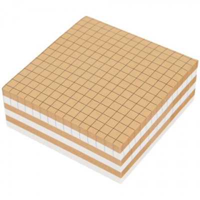 Блок самоклеящийся крафтовый (стикеры) BRAUBERG, MULTI KRAFT 76х76 мм, 300 листов, 115209